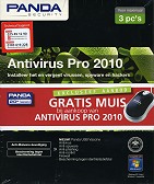 Panda Antivirus Pro 2010 NL, 3 Users + Gratis Rainbouw Mouse