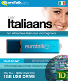 Basis cursus Italiaans Beginners - Talk now Italiaans Leren (USB)
