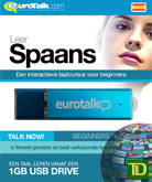 Basis cursus Spaans Beginners - Talk now Spaans Leren (USB)