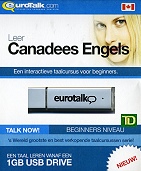 Talk Now Canadees Engels (USB) - Basis cursus Canadees Engels