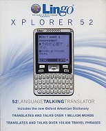 Lingo XPlorer 52 Sprekende vertaalcomputer - 52 talen